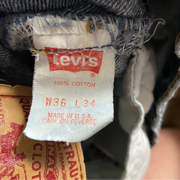 Vintage Levi’s Jeans 506 Acid Washed Jeans Blue Made in USA - Picture 15 of 16